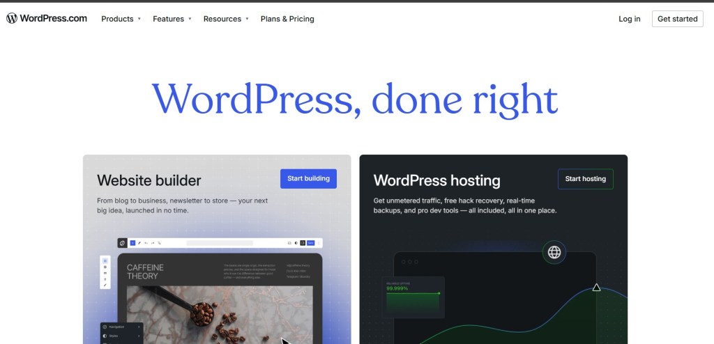 WordPress Homepage