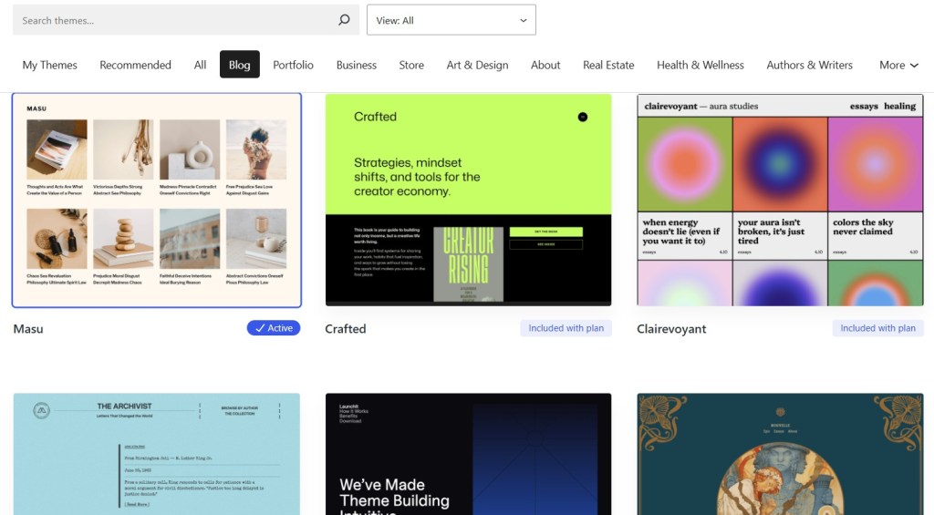 WordPress Blog Themes